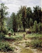 Ivan Shishkin Apiary in a Forest painting
